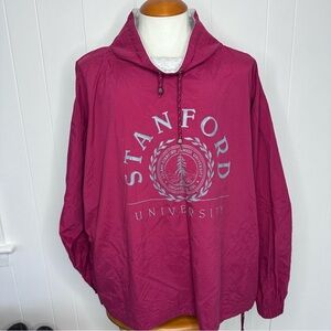 Vintage STANFORD UNIVERSITY Pullover Windbreaker Gear for Sports